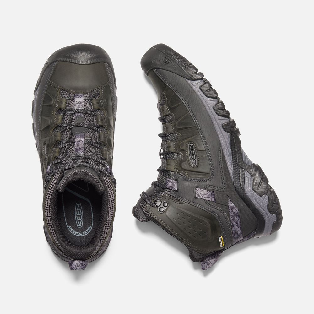 Bottes de Randonnée Keen Homme Noir | Targhee Iii Waterproof Mid | QRPFE-0825